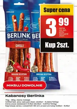 Supeco Kabanosy Berlinka oferta