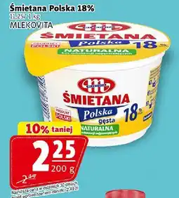 Prim Market Śmietana Polska 18% Mlekovita oferta
