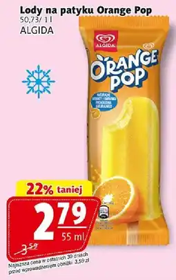 Lody na patyku Orange Pop Algida