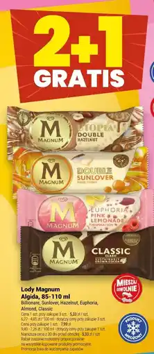 Twój Market Lody Magnum Algida, 85-110 ml oferta