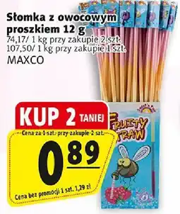 Prim Market Słomka z owocowym proszkiem Maxco oferta