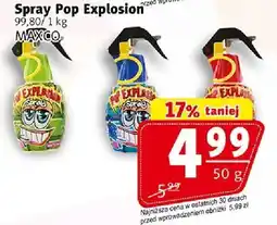 Spray Pop Explosion Maxco