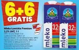 Twój Market Mleko Łowickie Premium 3,2% UHT Łowicz oferta