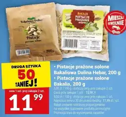 Twój Market Pistacje prażone solone Bakaliowa Dolina Hebar oferta