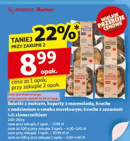 Auchan Baletki z makiem Auchan oferta