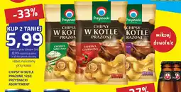 Chipsy w kotle prażone przysnacki asortyment