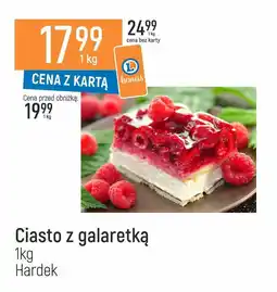 E.Leclerc Ciasto z galaretką i malinami Hardek oferta