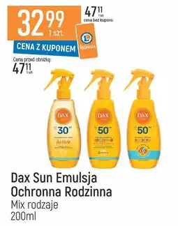E.Leclerc Mleczko w sprayu dla dzieci i niemowląt ochronny na słońce spf 50+ Dax Sun oferta