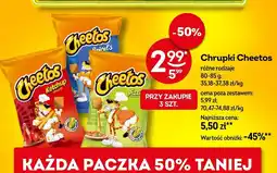 Żabka Chrupki Cheetos różne rodzaje oferta