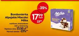 Żabka Bombonierka Alpejskie Mleczko Milka waniliowe, śmietankowe oferta