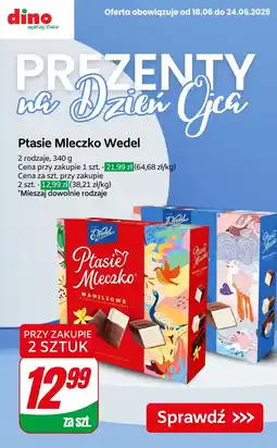 Dino Ptasie Mleczko waniliowe E.Wedel oferta