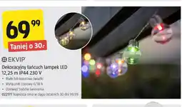 Jula Dekoracyjny łańcuch lampek LED EKVIP oferta