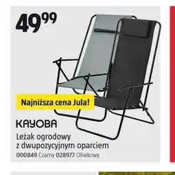 Jula Leżak ogrodowy Kayoba oferta