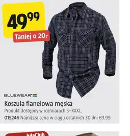 Jula Koszula flanelowa męska Bluewear oferta