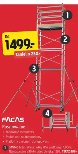 Jula Facas rusztowanie oferta
