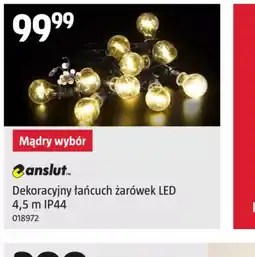 Jula Dekoracyjny łańcuch żarówek LED Anslut oferta