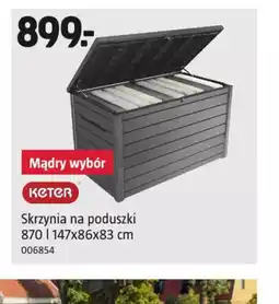 Jula Skrzynia na poduszki Keter oferta