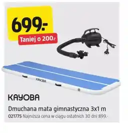 Jula Dmuchana mata gimnastyczna KAYOBA oferta