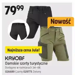 Jula Damskie szorty turystyczne KAYOBF oferta
