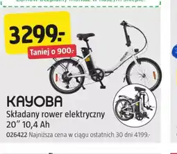 Jula KAYOBA Składany rower elektryczny oferta