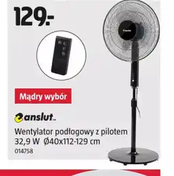 Jula Wentylator podłogowy z pilotem Anslut oferta