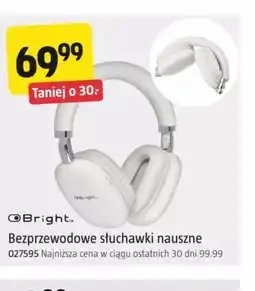 Bezprzewodowe słuchawki nauszne Bright
