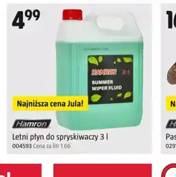 Jula Letni płyn do spryskiwaczy Hamron oferta