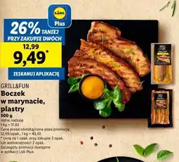 Lidl Boczek w marynacie, plastry oferta