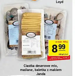 Gram Market Ciastka deserowe mix, maślane, baletka z makiem janda oferta