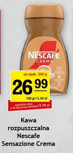Gram Market Kawa rozpuszczalna nescafe sensazione crema oferta