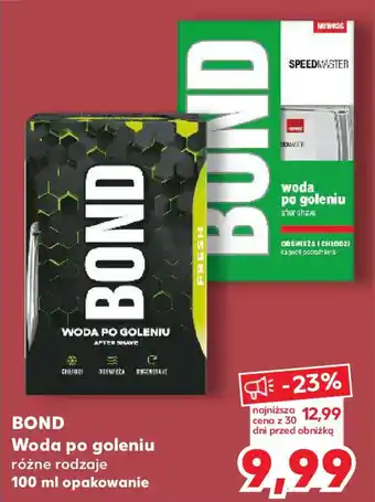 Kaufland Bond woda po goleniu oferta