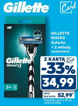 Kaufland Gillette mach3 golarka + 2 wkłady oferta