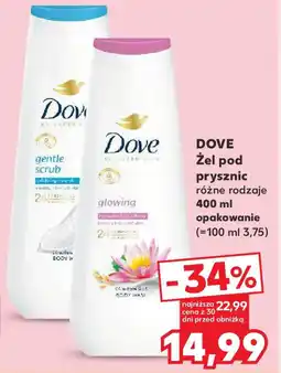Kaufland Dove żel pod prysznic oferta