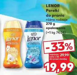 Kaufland Lenor perełki do prania oferta