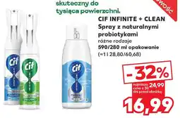 Cif infinite + clean spray z naturalnymi probiotykami