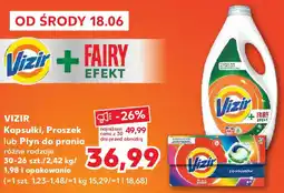 Kaufland Vizir kapsułki, proszek lub płyn do prania oferta