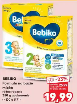 Kaufland Bebiko formuła na bazie mleka oferta