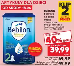 Kaufland Bebilon formuła na bazie mleka oferta