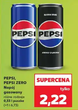 Kaufland Pepsi, pepsi zero napój gazowany oferta