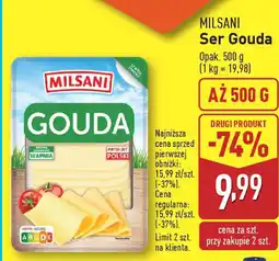 ALDI Milsani ser gouda oferta
