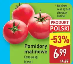 ALDI Pomidory malinowe oferta
