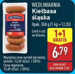ALDI Wędliniarnia kiełbasa śląska oferta