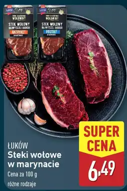 ALDI Łuków steki wołowe w marynacie oferta
