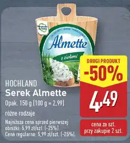 ALDI Hochland serek almette oferta
