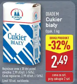 Diadem cukier biały