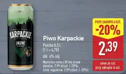 ALDI Piwo Karpackie oferta
