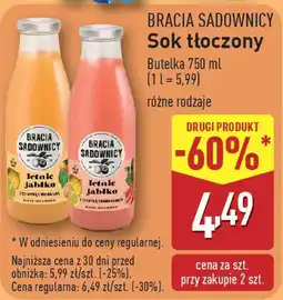 ALDI Bracia sadownicy sok tłoczony oferta