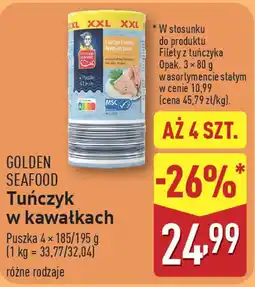 ALDI Golden seafood tuńczyk w kawałkach oferta
