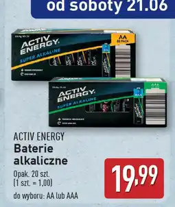 ALDI Activ energy baterie alkaliczne oferta