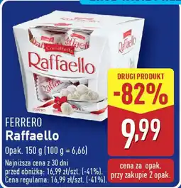 ALDI Ferrero raffaello oferta